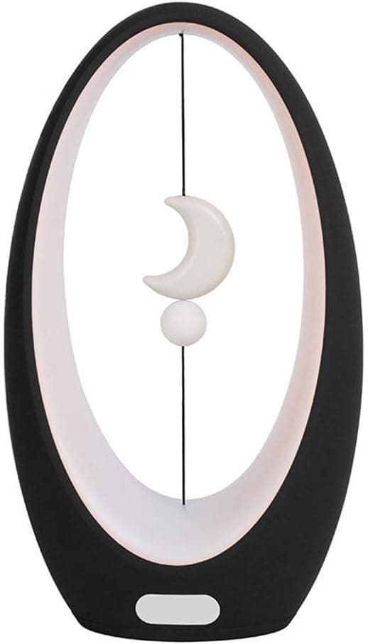 Bedside LED Table Lamp Magnetic Balance Lamp Personality Desk Lamps Nightstand Mini Desk Light for Bedroom, Living Room, Baby Room, Bookcase (Moon)