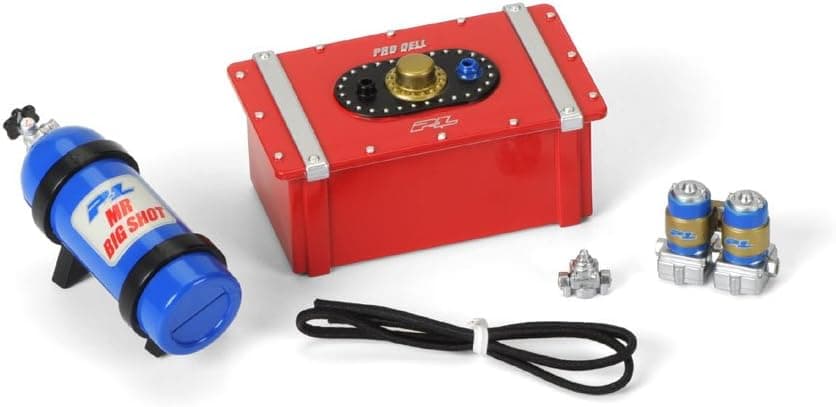PROLINE 610500 Scale Acc ASST #8 Vehicle Part Includes Fuel Cell/Nitro Bottle/Bracket/Fuel Pump/Fuel Line