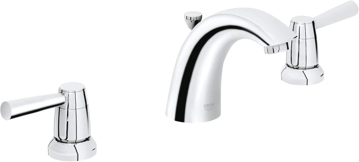 GROHE 20375000 Arden Double Handle Basin 3-Hole Faucet