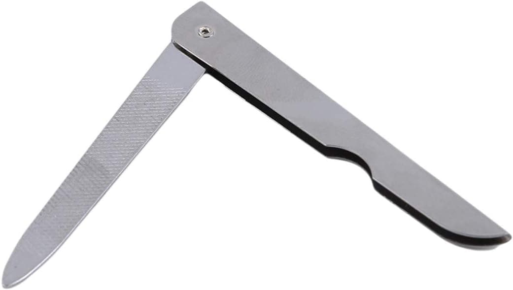 EJY Double Side Nail File Metal File Fingernails Toenails Manicure Files for Salon Home Manicure Pedicure Grooming Tool