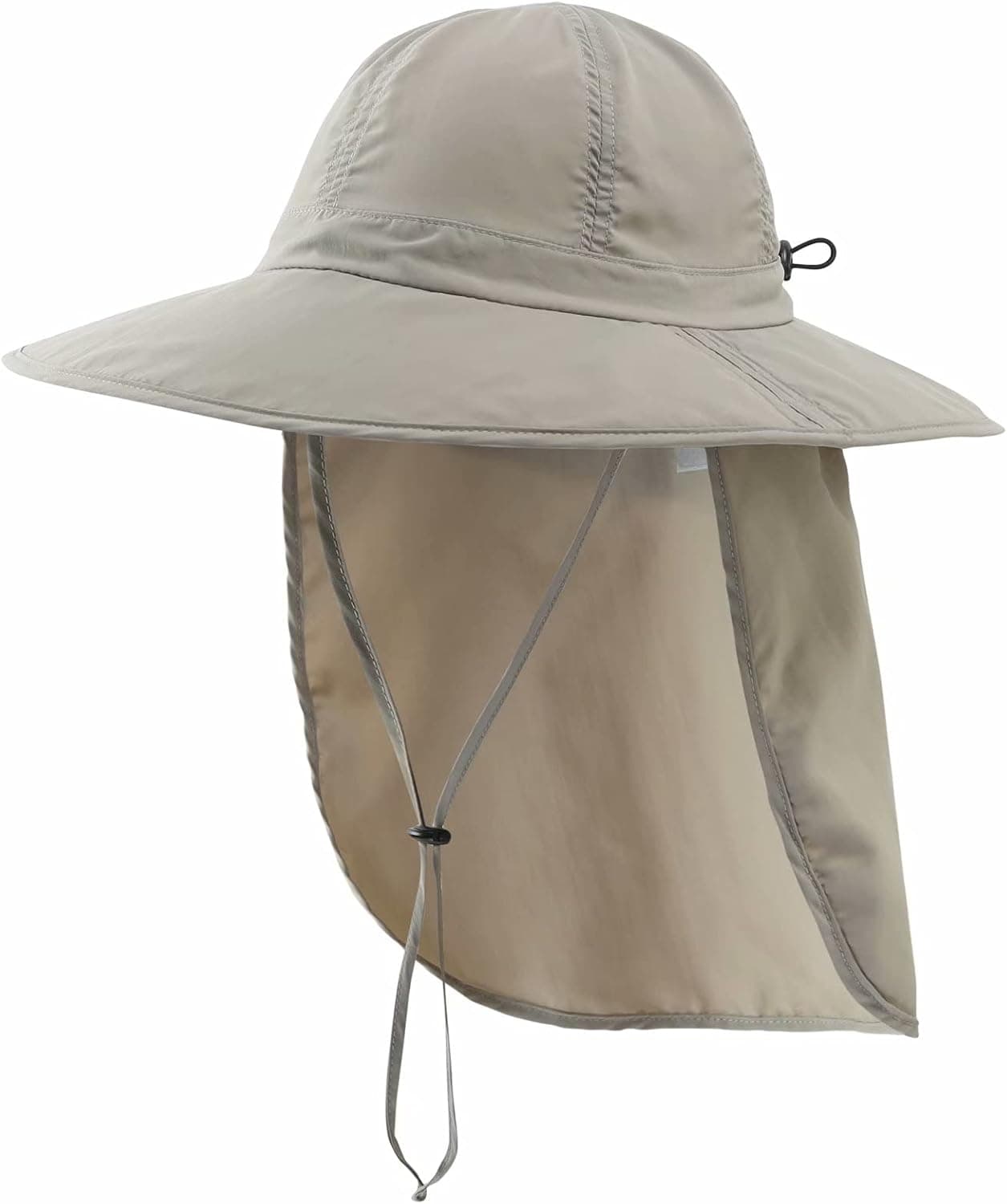 Connectyle Mens Fishing Sun Hat with Flap Hiking Hat UPF 50+ Sun Protection Cap