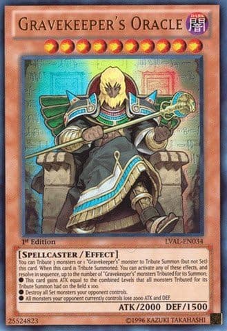 YU-GI-OH! - Gravekeeper39;s Oracle (LVAL-EN034) - Legacy of The Valiant - 1st Edition - Ultra Rare