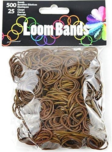 Touch of Nature 50625 Loom Bands, Coffee
