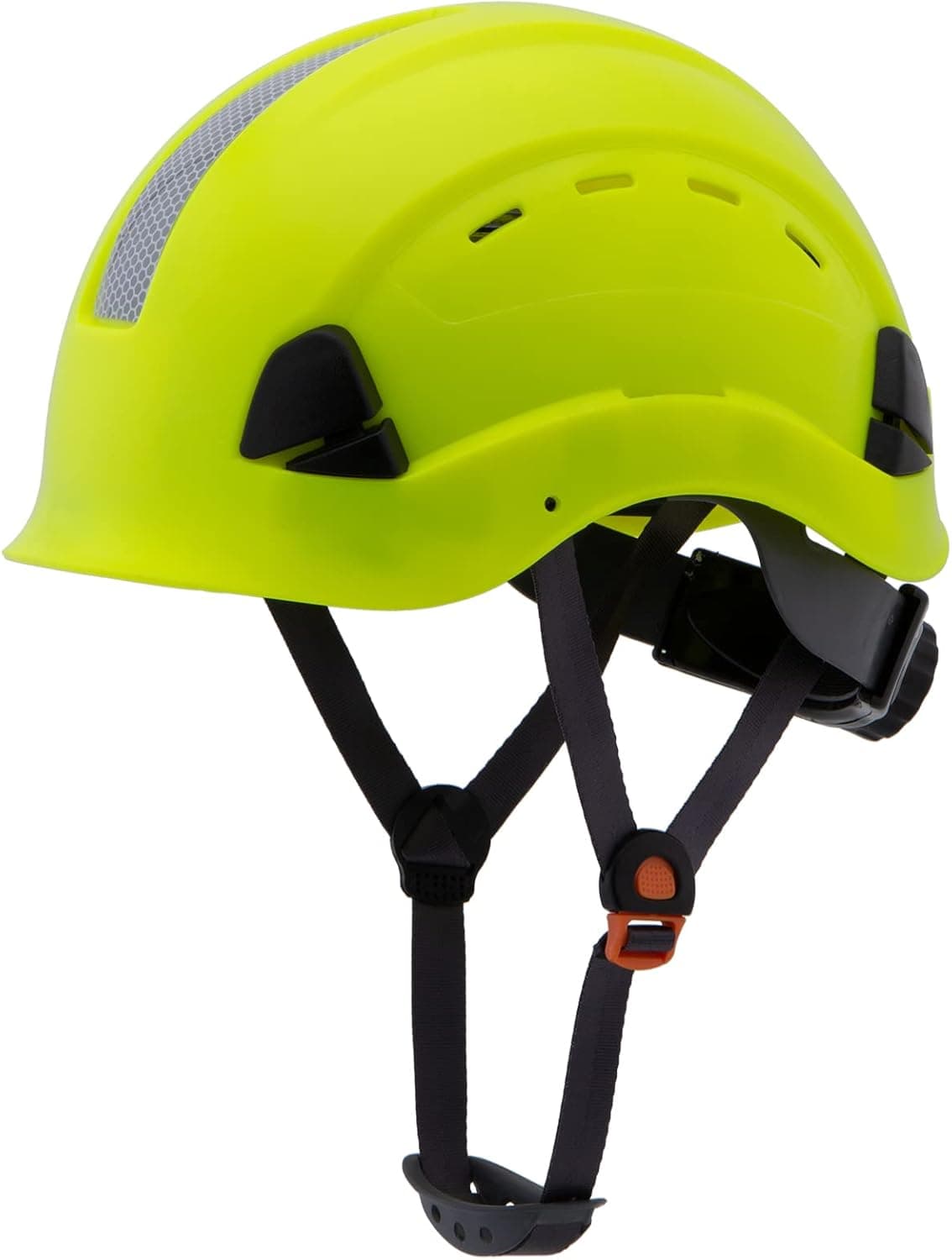 LOHASPRO Hard Hats Construction Worker OSHA Hardhat ANSI Z89.1 Approved for Men Women Adult Vented Safety Helmet Arborist Rescue Climbing Tree Work Casco De Construccion (L3 Lime)