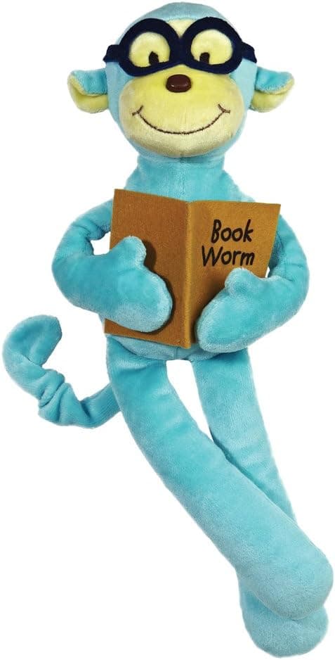Aurora World 12.5" Book Worm Mood Monkey