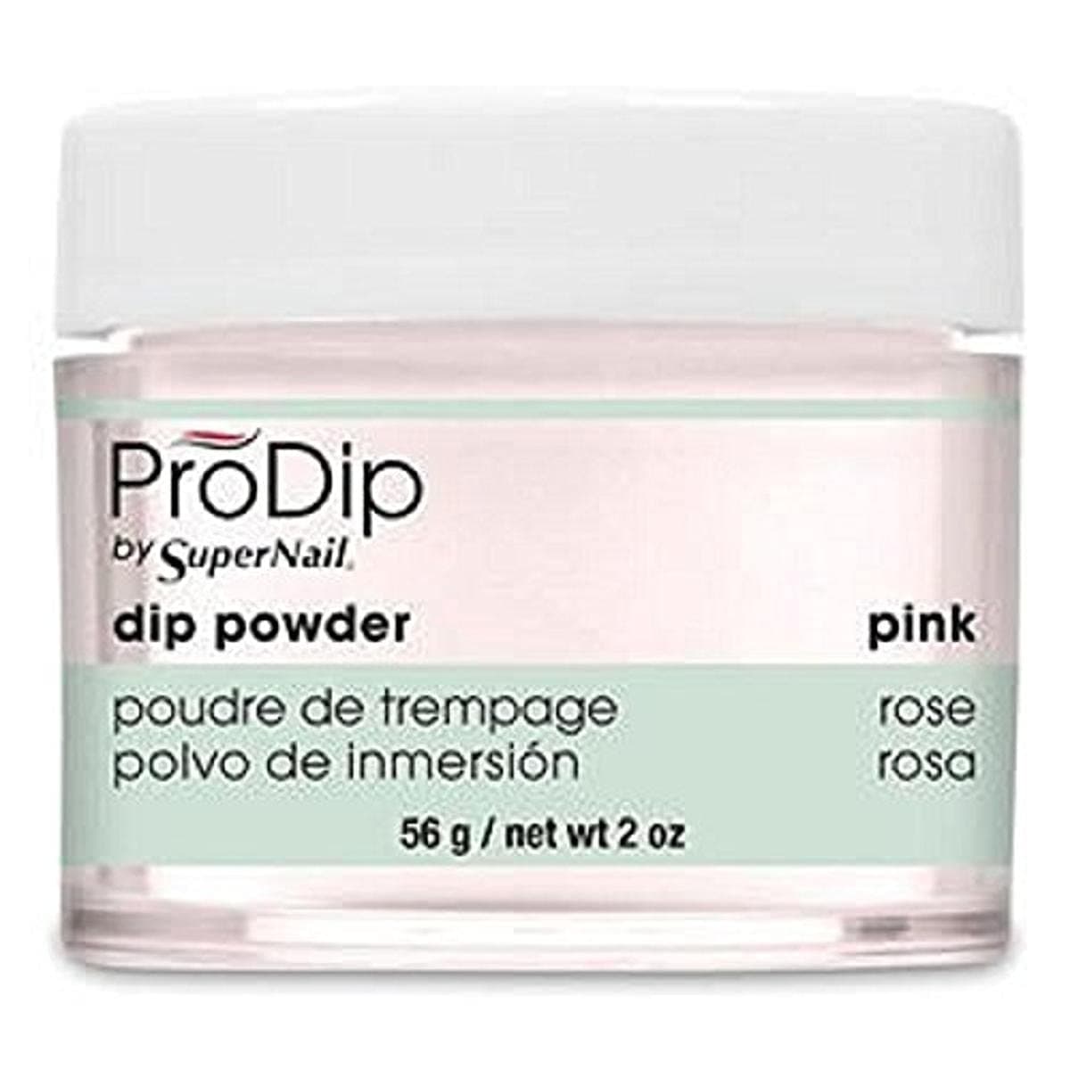 Supernail Prodip French Acrylic Dip Powder Pink, 2 Ounce