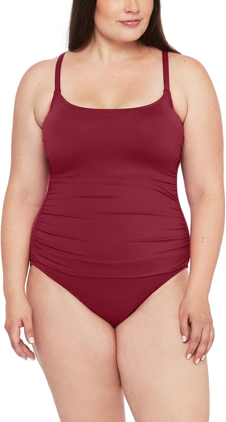 Island Goddess Rouched Body Lingerie Mio One Piece Swimsuit