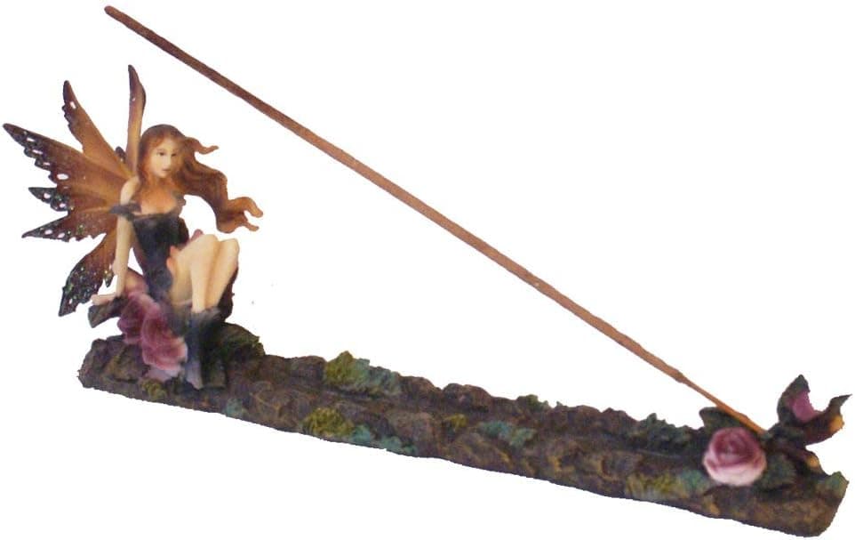 Dark Fairy & Flowers Incense Burner - 10"