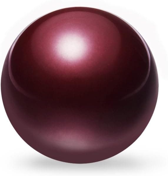 Perixx Peripro-303MR Trackball, 1.34 Inch Replacement Ball for Perimice and M570, Matte Red