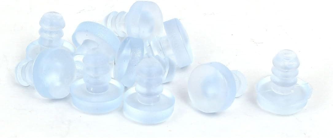 uxcell 5mmx8mm Rubber Anticollision Embedded Soft Stem Bumpers Screw Hole Plugs 10pcs