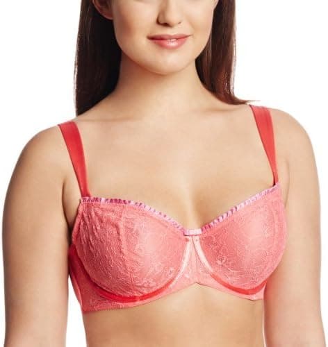 Paramour by Felina Women's Decadent Semi Demi Unlined Bra