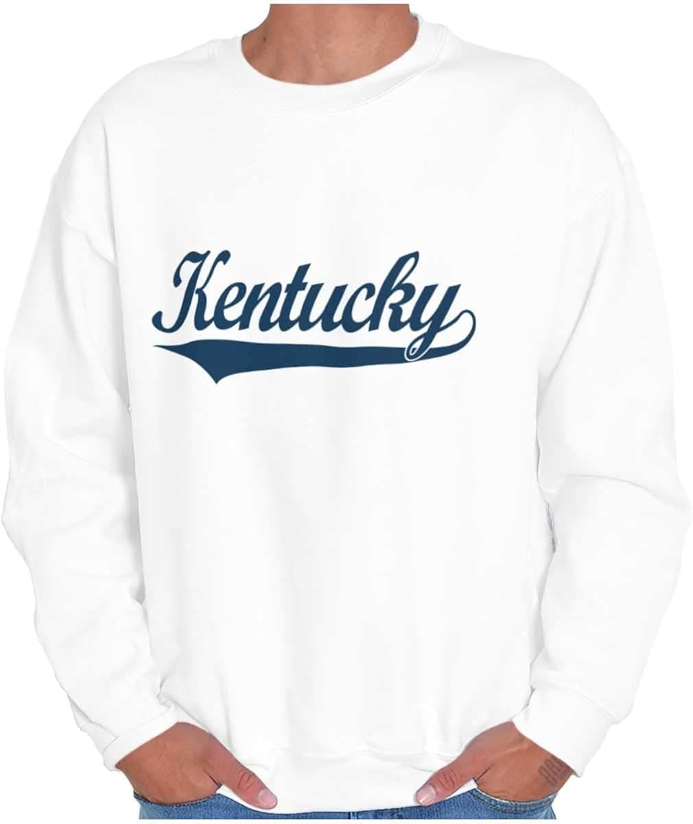 Brisco Brands Kentucky KY Classic Athletic Script Sweatshirt for Men or Women