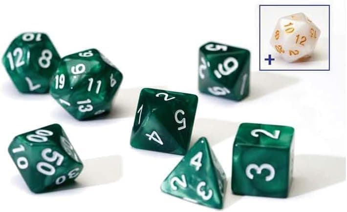 Sirius a Dice Pearl Green Acrylic Dice Set, Game