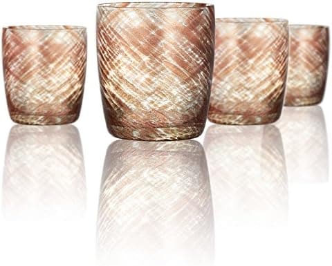 Artland Misty DOF Glass, Set Of 4, 10 oz, Clear