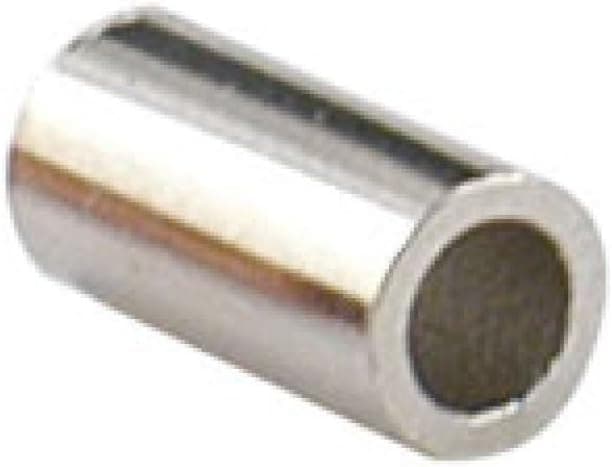Kathy Mall 100pcs Fishing Wire Single Barrel Crimp Sleeves Brass Wire Rope Clips