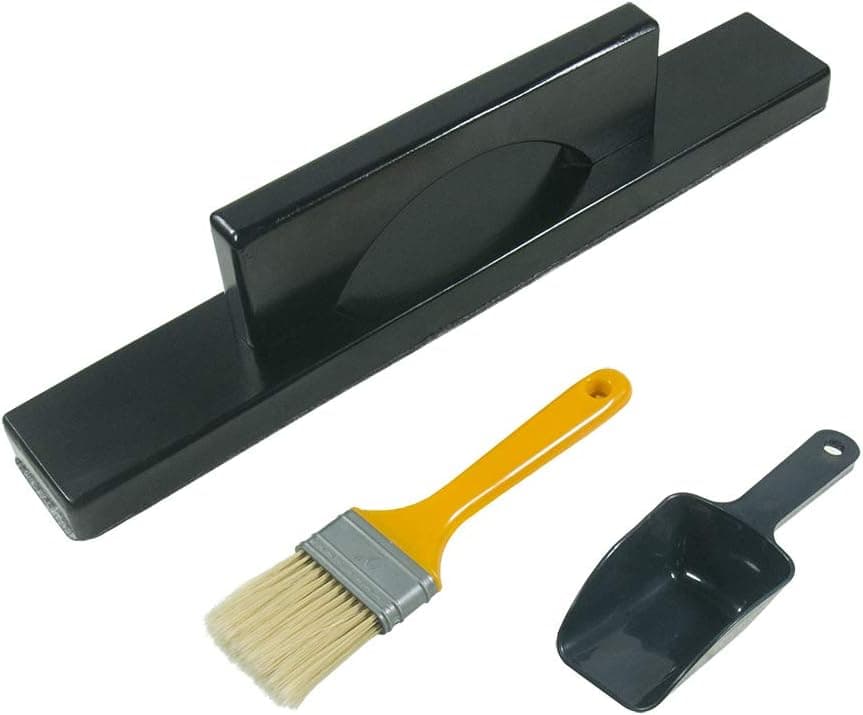 Arthur Shuffleboard Accessories Shuffleboard Brush Shuffleboard Brush with Bright Black Finish (Black)