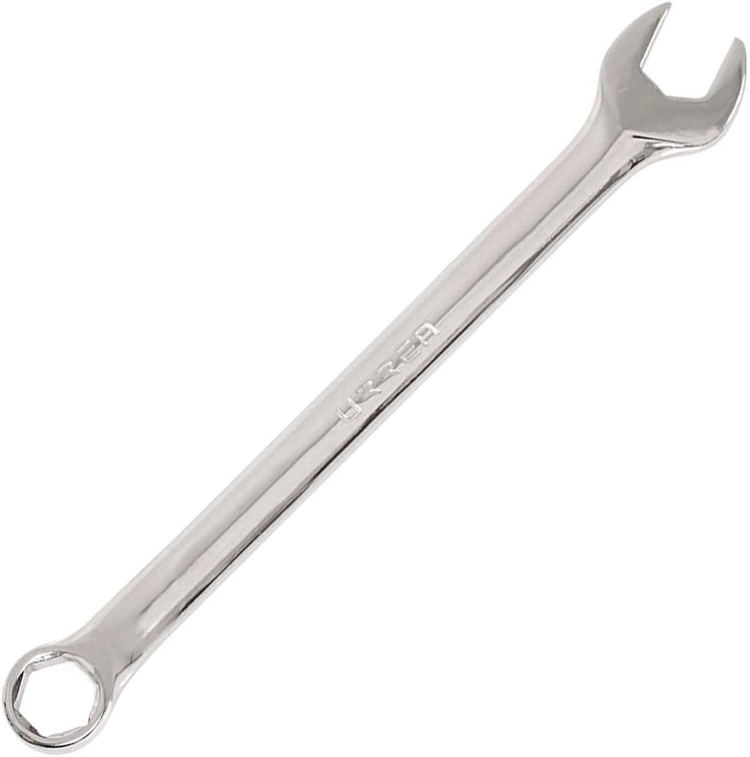 Urrea 6-Point Combination Wrench - 1/4” Mechanics Tool with Hot Drop Forged Construction & Fully Polished Nickel Chrome Finish - 1208H