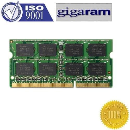 4GB PC3-10600 DDR3 1333MHz 204 Pin CL9 SODIMM Memory Upgrade Module for 2011 MacBook Pro(all sizes), Mid 2010/2011 21.5" & 27" iMac (except 3.2GHz i3 Model) By Gigaram MD019G/A Equivalent