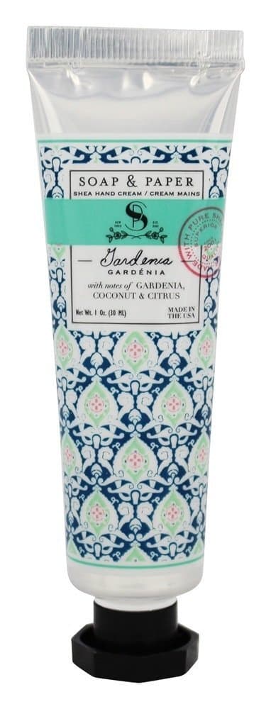 Soap and Paper Factory Petite Shea Hand Cream Gardenia, 1 oz.