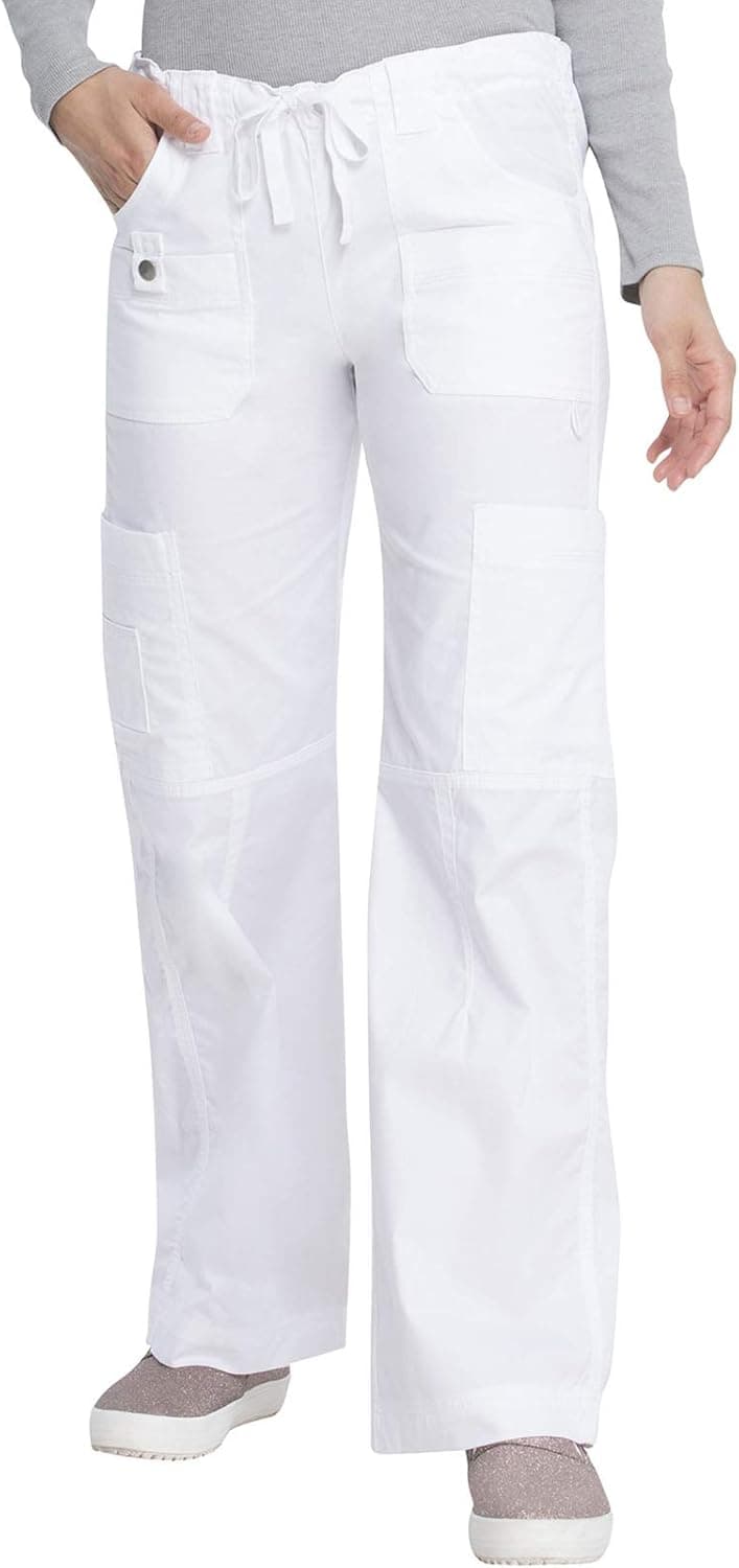 Dickies Gen Flex Women Scrubs Pant Low Rise Drawstring Cargo 857455