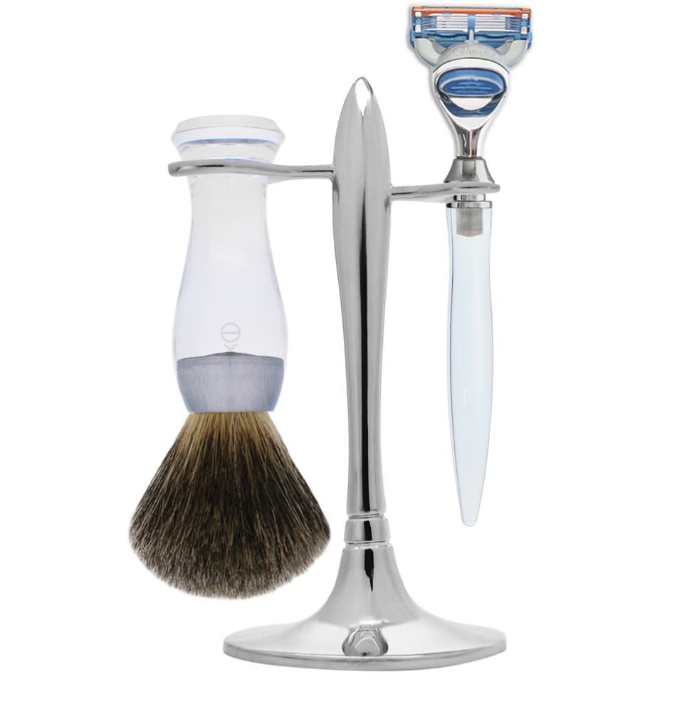 êShave Nickel Plated 5 Blade Shave Set