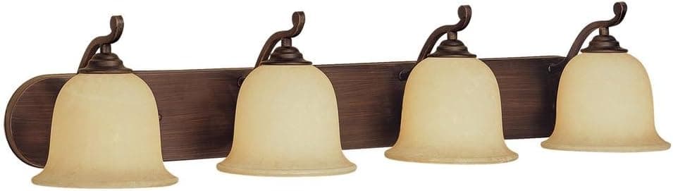 Millennium Lighting 1074-RBZ 4-Light Bath Vanity in Rubbed Bronze