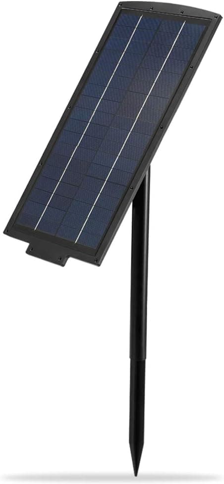 FVTLED Solar Panel, DC12V Output Dusk to Dawn 2 Charging Modes IP65 Waterproof Solar Cell Panel with Female and Male Connectors Only Deck, Step, Lawn, Strip, String Lights