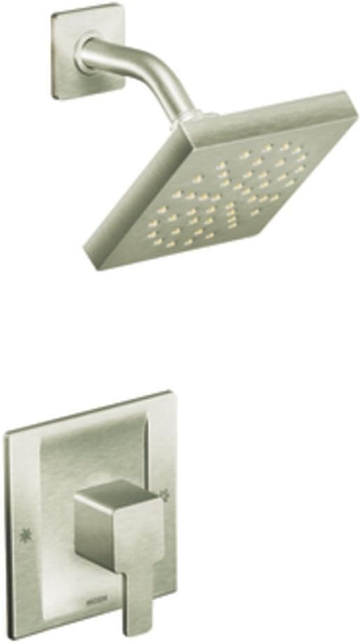 Moen TS3715BN 90-Degree Moentrol Modern Shower Trim Kit, Valve Required, Brushed Nickel
