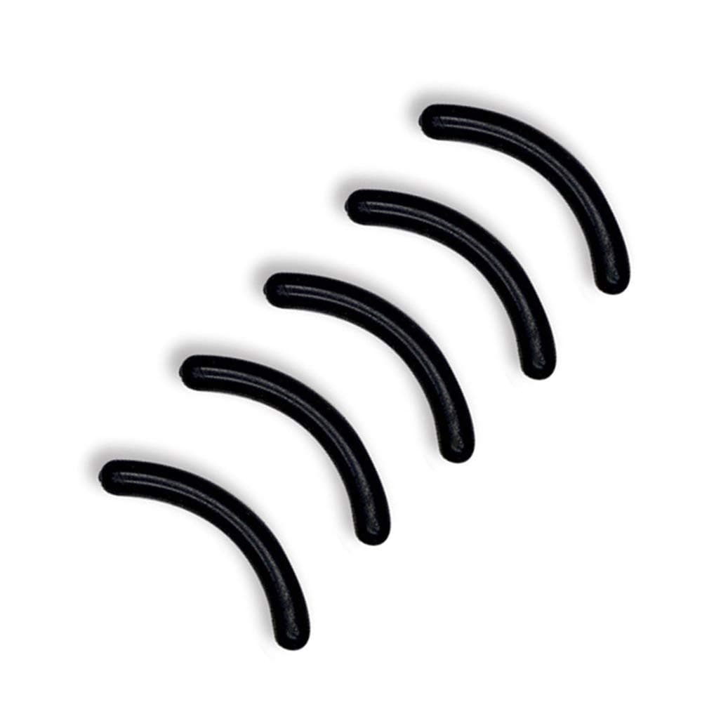 24 Pcs Curler Refill Eyelash Curler Refill Pads Silicone Rubber Curler Replacement Refills Pads for Universal Eyelash Curler Black
