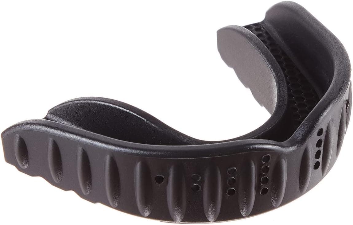 Mouth Guard, Sports Mouthguard, Slim Fit,Moldable,Professional Mouthguard for Boxing,Football, Lacrosse, Hockey, Basketball (1 Pack-Black)