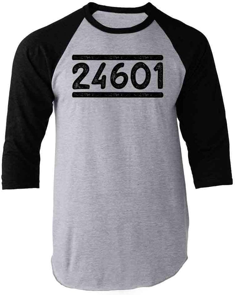 Pop Threads Prisoner 24601 Musical Halloween Cosplay Graphic Tee T-Shirt for Men