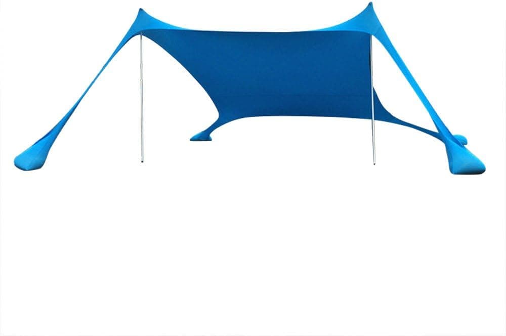 UBOWAY Beach Shade Tent with Sand Anchors and Canopy for Beach, Picnic, Camping