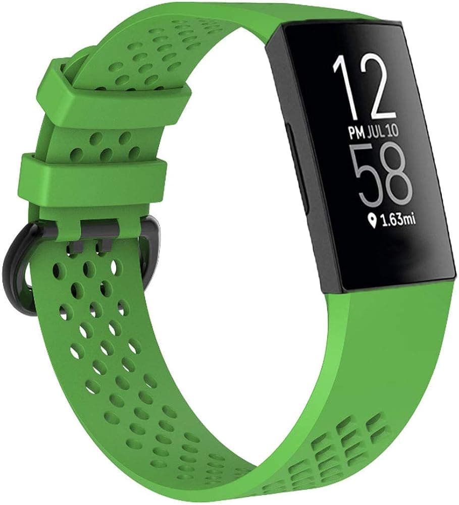 Replacement Bands Compatible with Fitbit Charge 4 / Fitbit Charge 3 Bands for Women Men, Silicone Fitness Sport Wristbands for Women Men Small Large