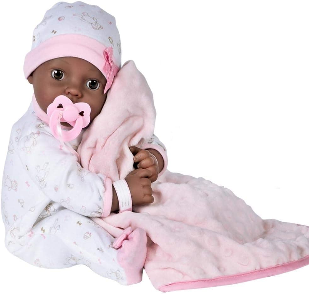 Adora Adoption Baby Joy - 16 inch newborn doll, with accessories and Certificate of Adoption