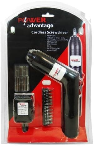 Power Advantage Rechargeable Cordless Screwdriver