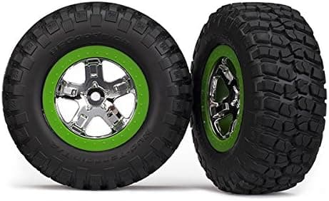 Traxxas KM2 Tires & SCT Wheels, Assm (2): FR 2WD Slash Only