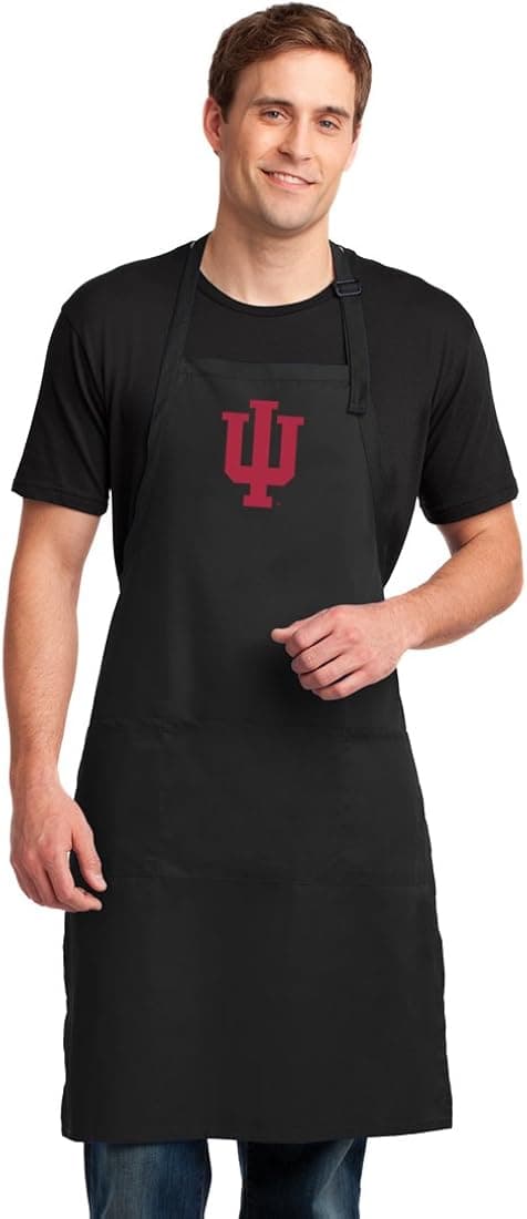 Broad Bay Indiana University Apron LARGE SIZE IU Gift For Men or Women Man Him Her