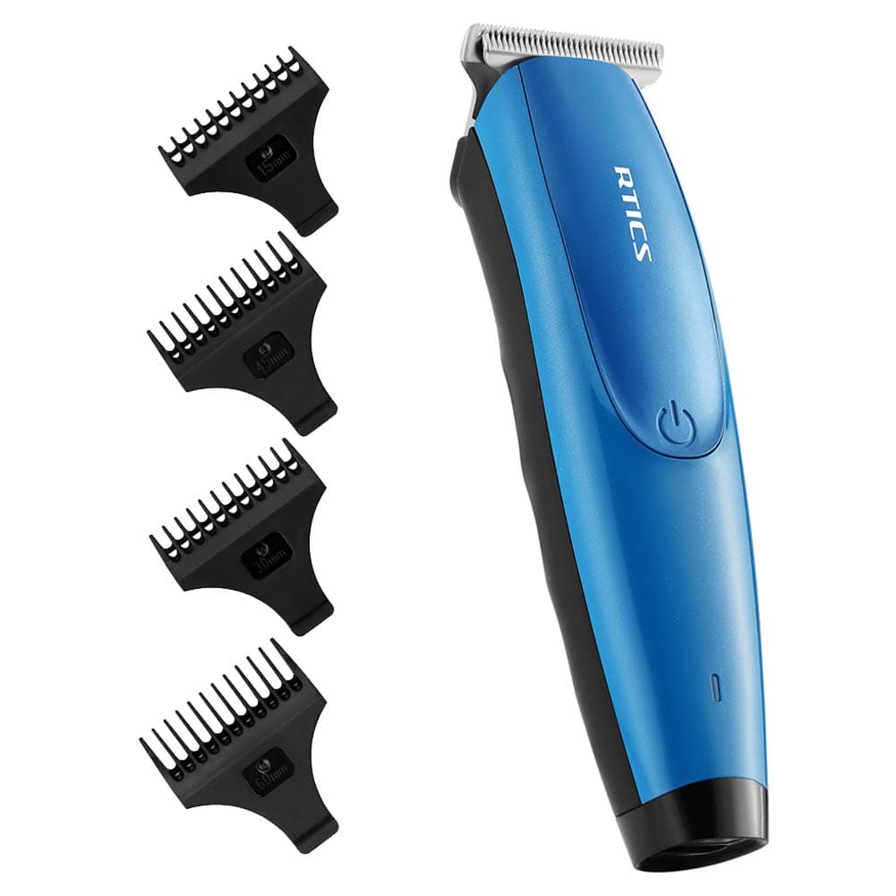 RTICS Hair Clippers for Slicked Hair, Cordless Rechargeable Safety Ceramic Blade Hair Trimmer, Low Noise IPX7 Waterproof Restoring Ancient Design Haircut Machine Kit for Men