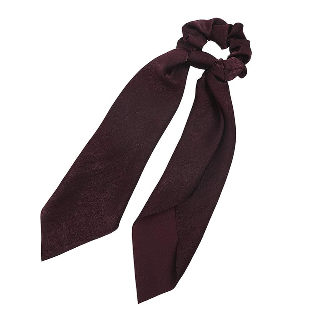 Hair Scarf Women Hair Ties Leopard Ripple Point Elastic Hair Ties Bow for Women Hair Scarves for Ponytails (M, E-3)