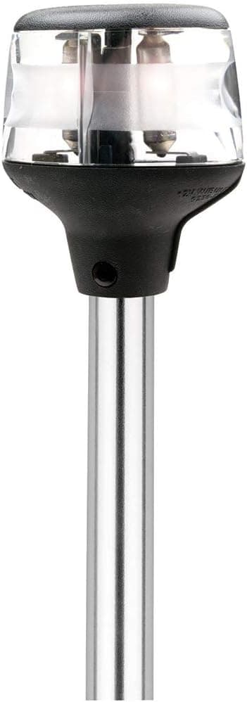 attwood Fold-Down Incandescent Anchor/Masthead Light - 12" Vertical Composite Base - 12V