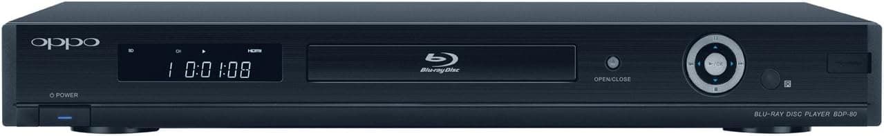 OPPO BDP-80 Blu-ray Disc Player with SACD and DVD-Audio (Black)