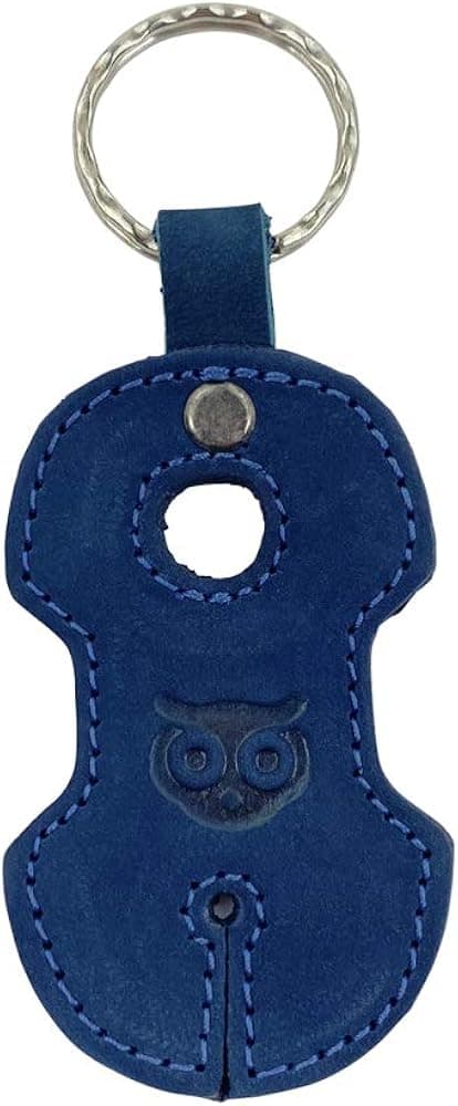 Hide & Drink, Leather Key Chain & Headphone Wrap, Handmade Includes 101 Year Warranty :: Charcoal Black