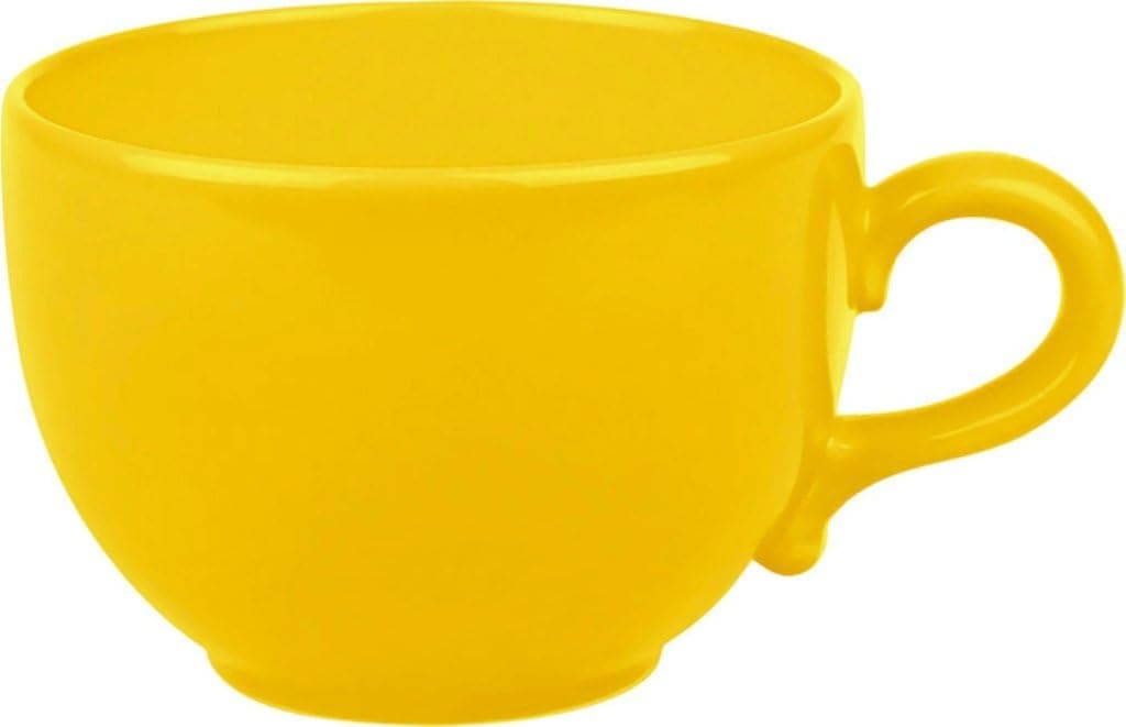 Waechtersbach Jumbo Buttercup Cermaic Cups, Set of 4, Fun Factory Collection - Soup, Ice Cream Mugs (20oz)