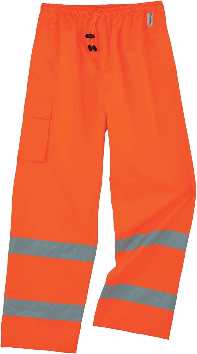 Ergodyne GloWear 8915 Rain Pants, High Visibility, Reflective, ANSI Compliant