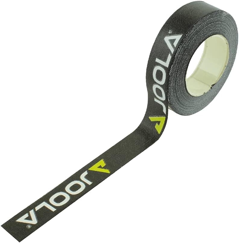 JOOLA Pickleball Paddle Edge Tape - Protects Edge Guard & Covers Lead Tape for Pickleball Paddles - Black, Fits Any Brand & Most Sizes of Pickleball Rackets - 5 Meter Extra Long Roll for 6 Racquettes