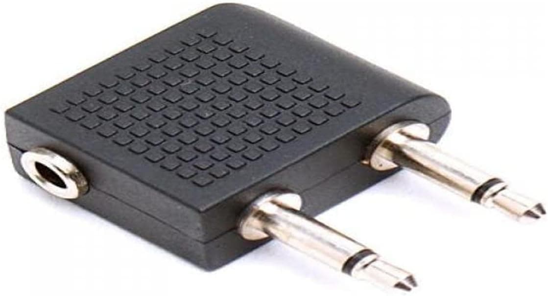 Airplane Headphone to 3.5mm Jack Adapters
