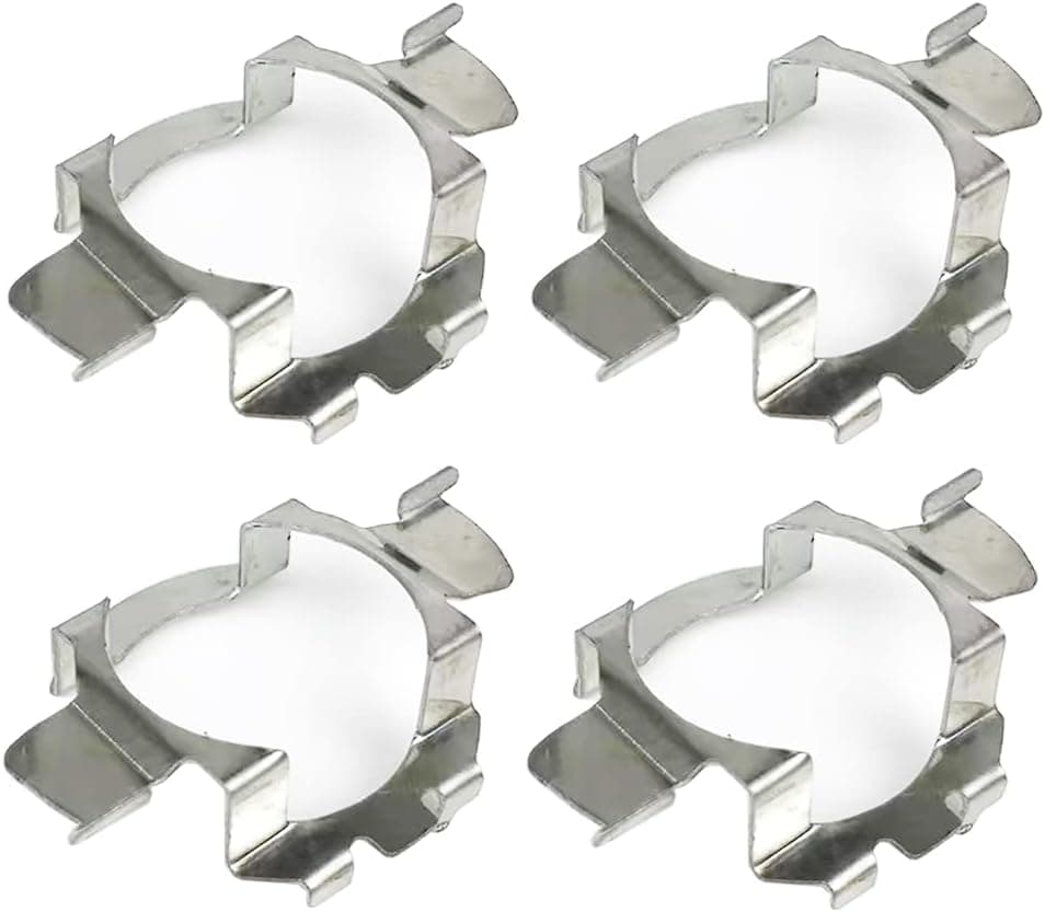 BlyilyB 4-Pack H7 LED Adapter Holders Retainers Socket Base