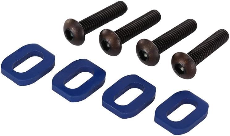 Traxxas 7759 Blue-Anodized Aluminum Motor Mount Washers, 4x18mm (set of four)