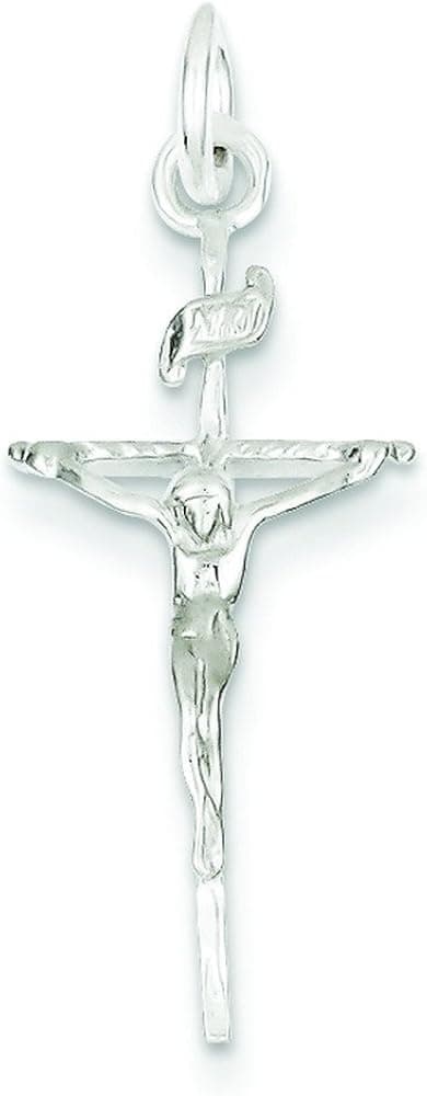 Sterling Silver Inri Crucifix Pendant