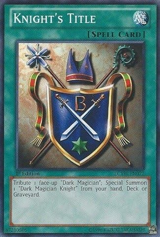 YU-GI-OH! - Knight39;s Title (LCYW-EN072) - Legendary Collection 3: Yugi's World - Unlimited Edition - Common